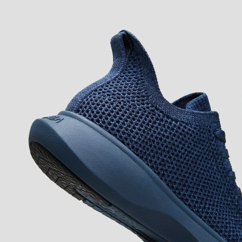 Vivaia Unisex Knit‎ Round Toe Slip On Sneakers Navy Blue Walking Shoes Men 6.5